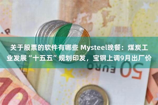 关于股票的软件有哪些 Mysteel晚餐：煤炭工业发展“十五五”规划印发，宝钢上调9月出厂价